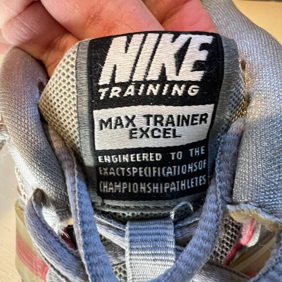 Nike Max Trainer Excel Fly Wire Silver Cross Trainer Sneakers, Size 9 - Picture 8 of 11